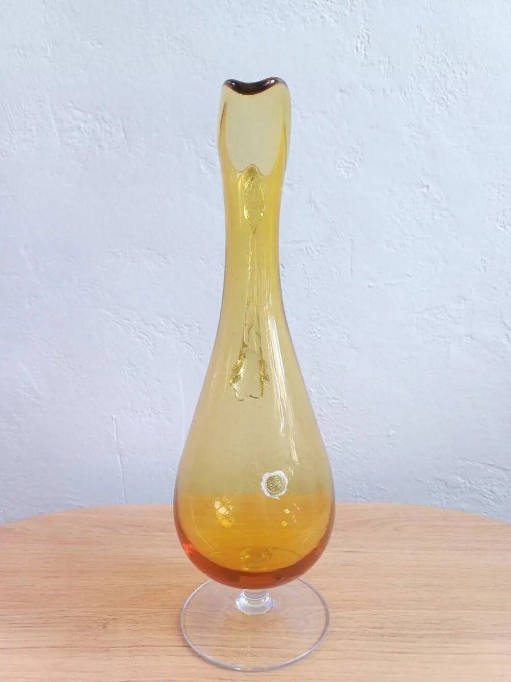 Carafe en verre vénézuélien italien fabriqué à la main