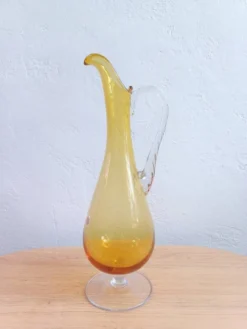Carafe en verre vénézuélien italien fabriqué à la main
