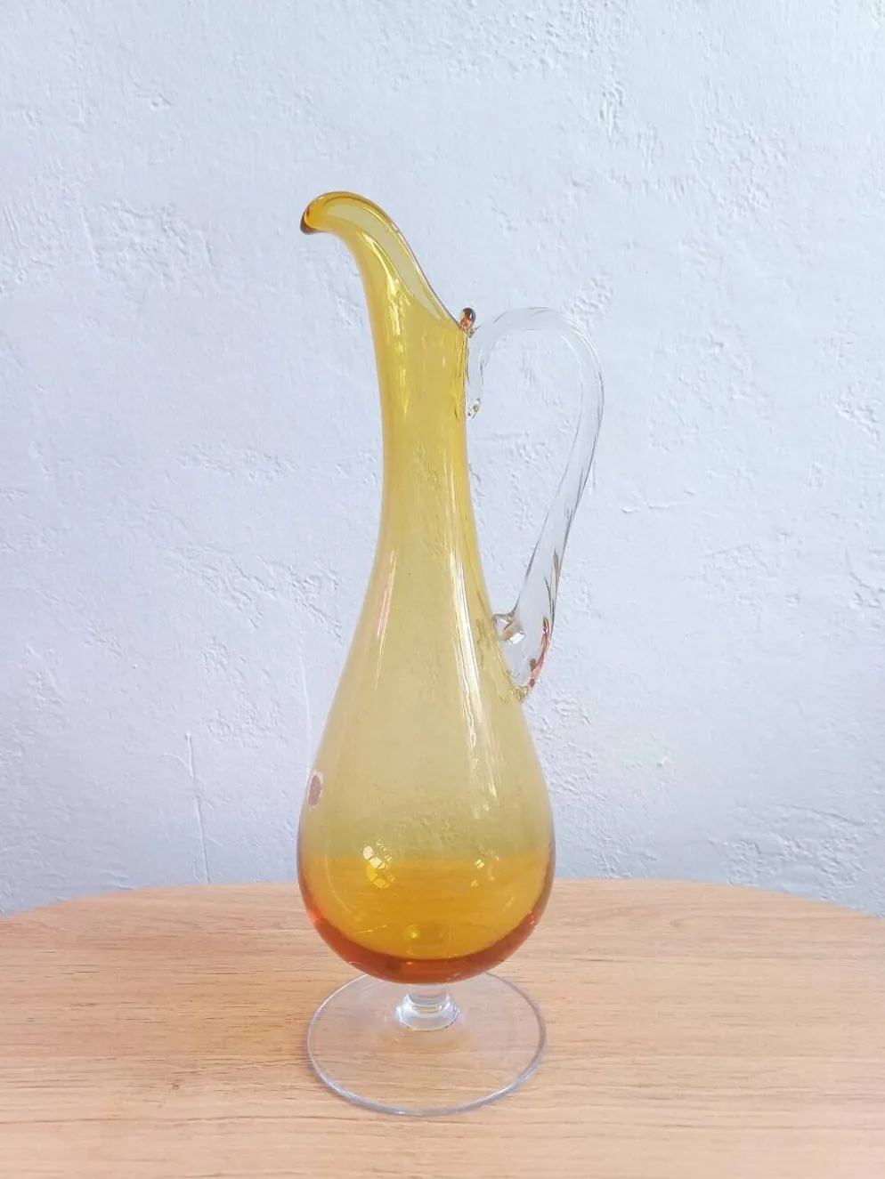Carafe en verre vénézuélien italien fabriqué à la main