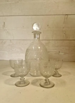 Carafe et verres Baccarat