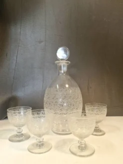 Carafe et verres Baccarat