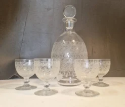 Carafe et verres Baccarat