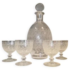 Carafe et verres Baccarat