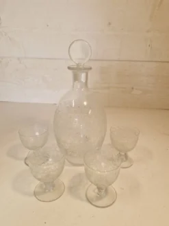 Carafe et verres Baccarat