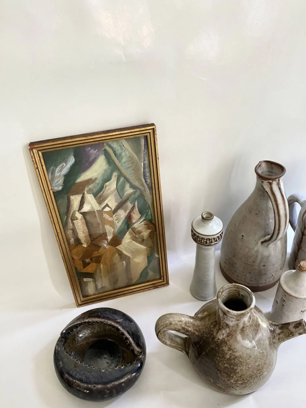 Carafe grès eu Puisaye années 60