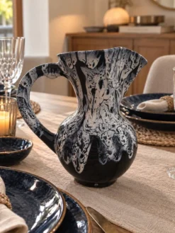 Carafe pichet grès flammé - souvenir du Vercors