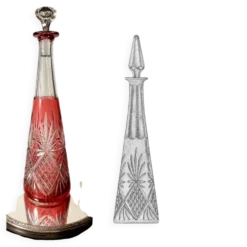 Carafe Saint Louis en surimpression avant 1936