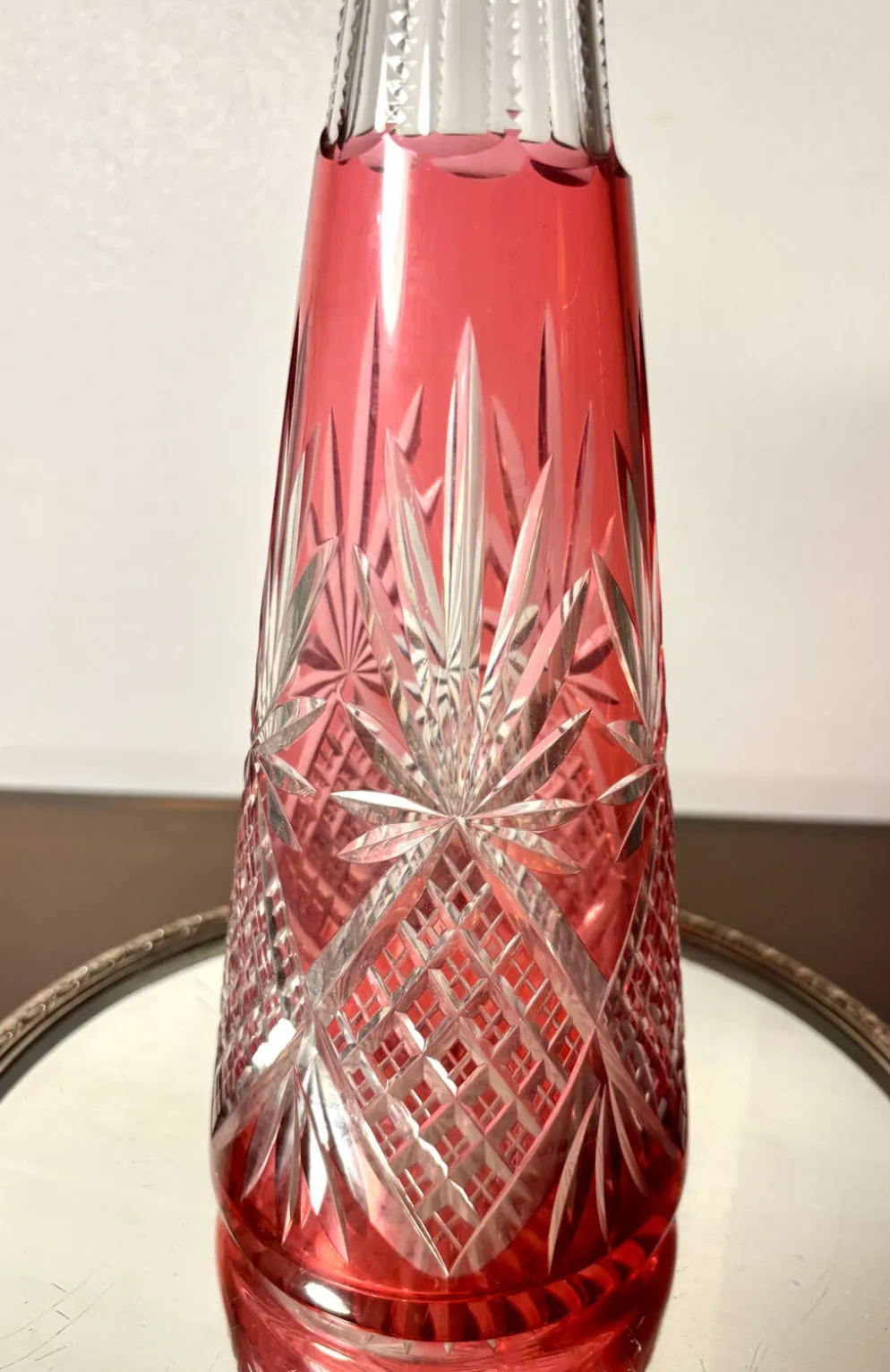 Carafe Saint Louis en surimpression avant 1936