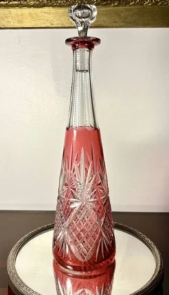 Carafe Saint Louis en surimpression avant 1936