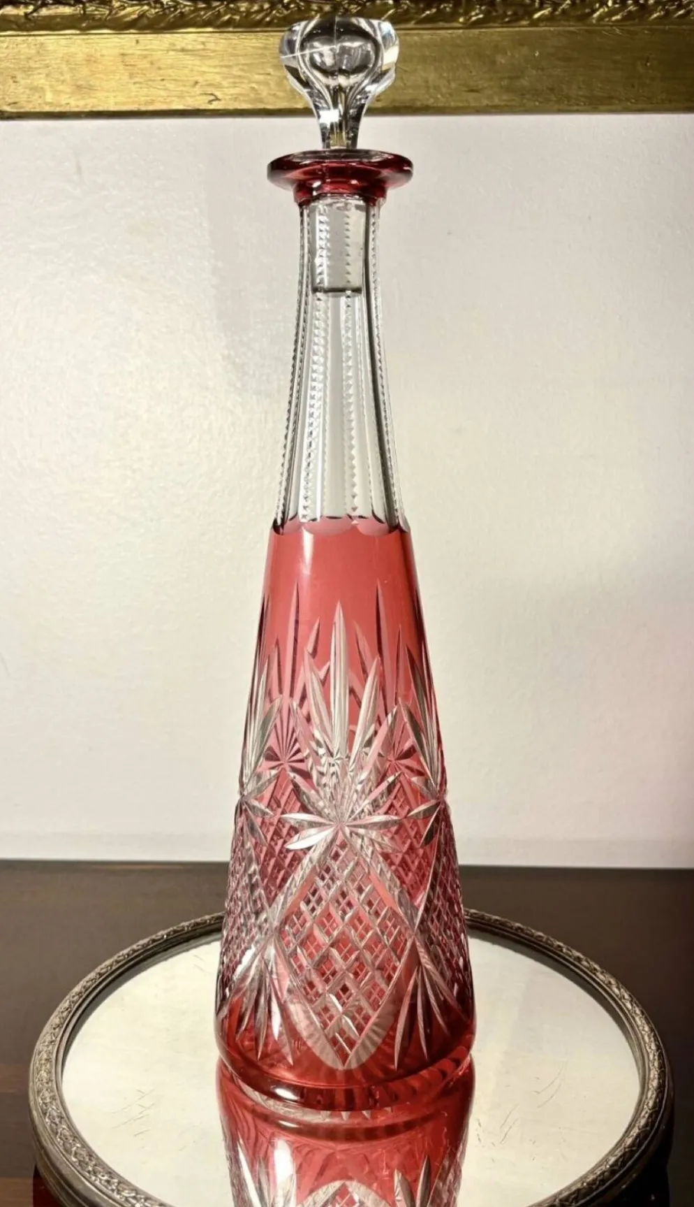 Carafe Saint Louis en surimpression avant 1936