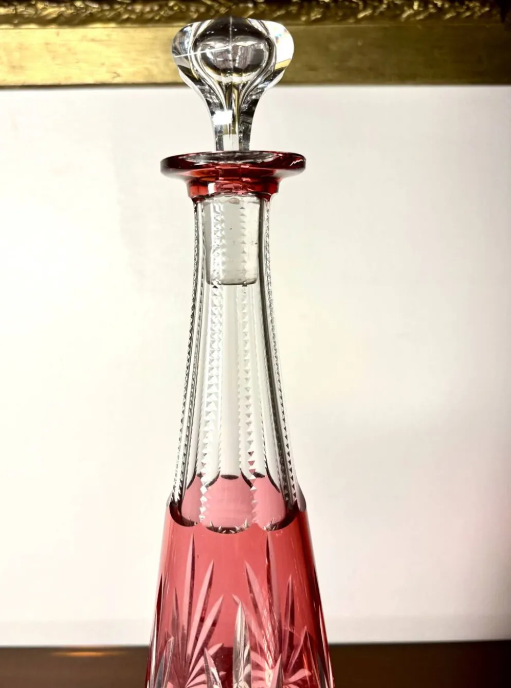 Carafe Saint Louis en surimpression avant 1936