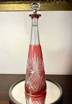 Carafe Saint Louis en surimpression avant 1936