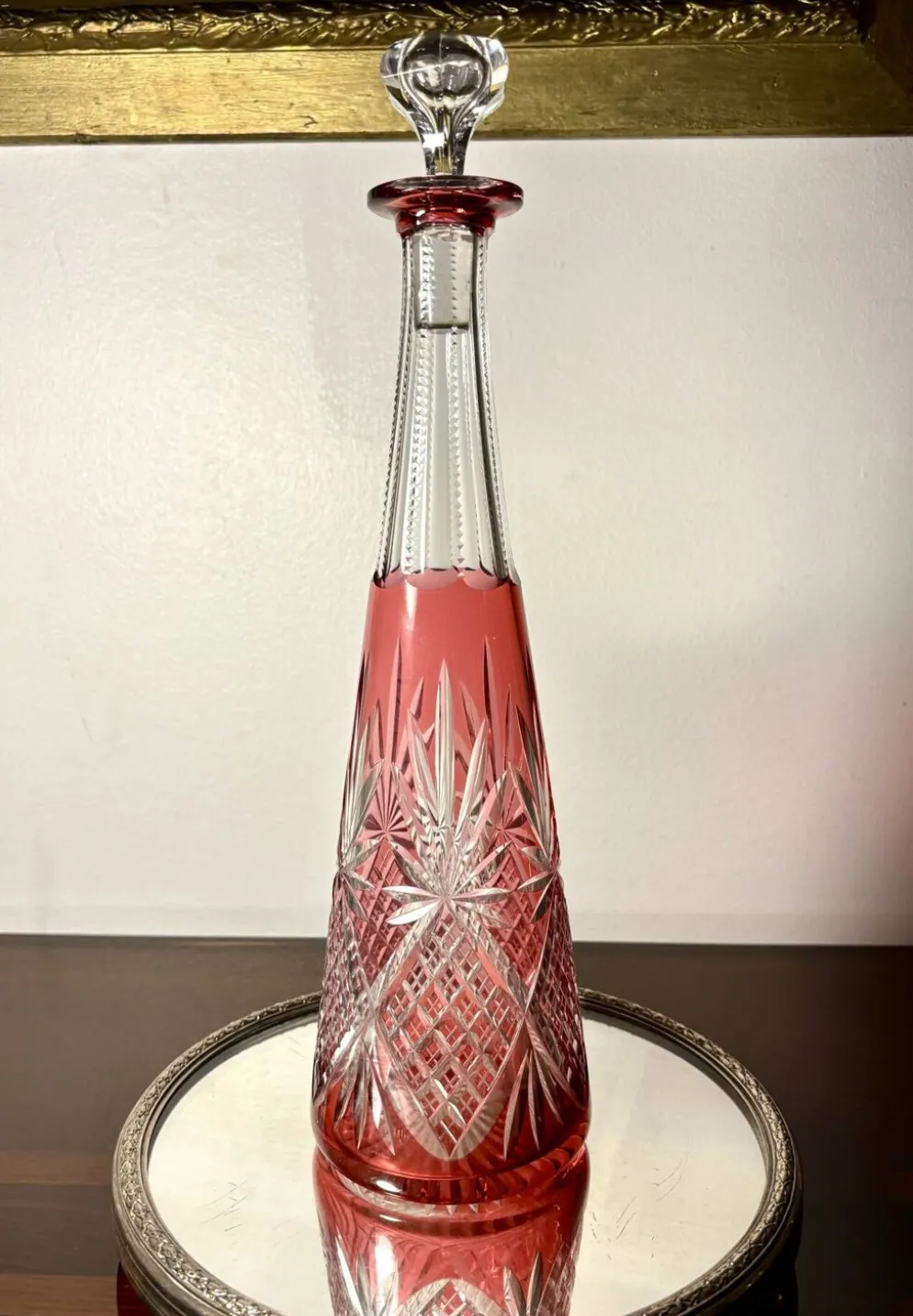 Carafe Saint Louis en surimpression avant 1936