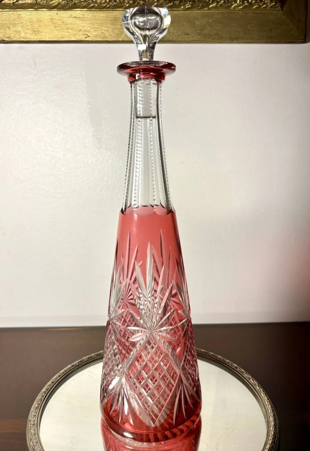 Carafe Saint Louis en surimpression avant 1936