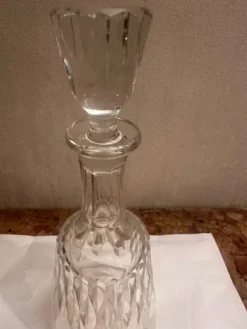 Carafe à Vin Cristal Baccarat Modèle Carcassonne estampillée