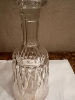 Carafe à Vin Cristal Baccarat Modèle Carcassonne estampillée