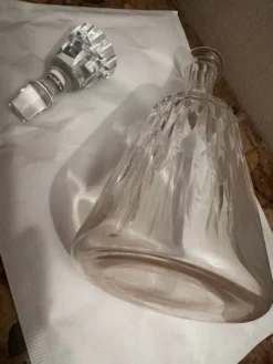 Carafe à Vin Cristal Baccarat Modèle Carcassonne estampillée