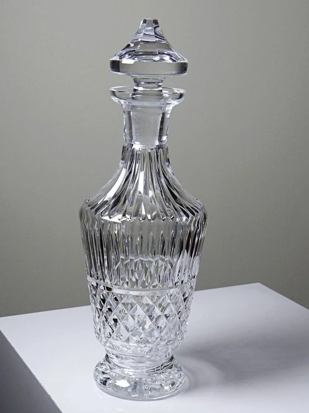 Carafe vintage Waterford Crystal Maeve/Tramore en cristal taillé, Irlande