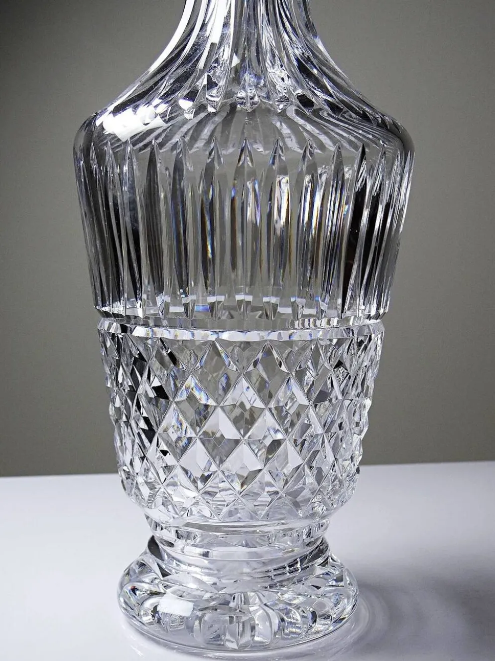 Carafe vintage Waterford Crystal Maeve/Tramore en cristal taillé, Irlande