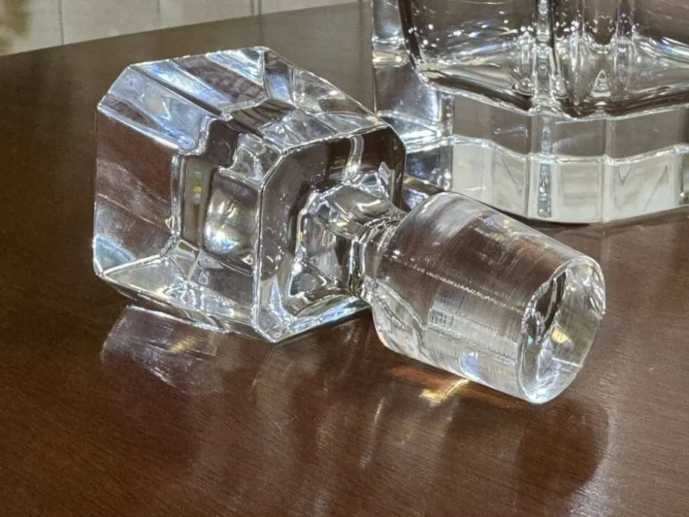 Carafe à whisky en cristal de Sèvres