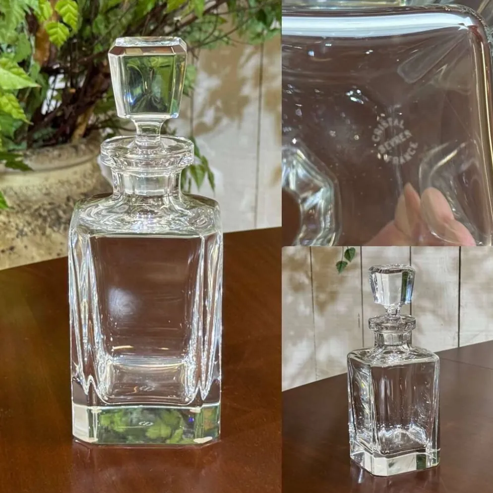 Carafe à whisky en cristal de Sèvres