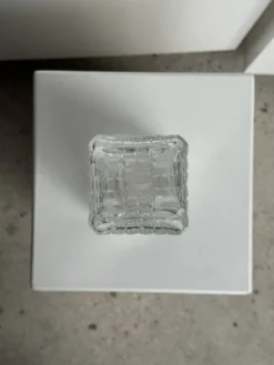 Carafe à whisky vintage en verre à pointes de diamant H23 L9