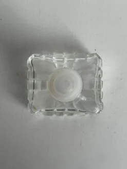 Carafe à whisky vintage en verre à pointes de diamant H23 L9
