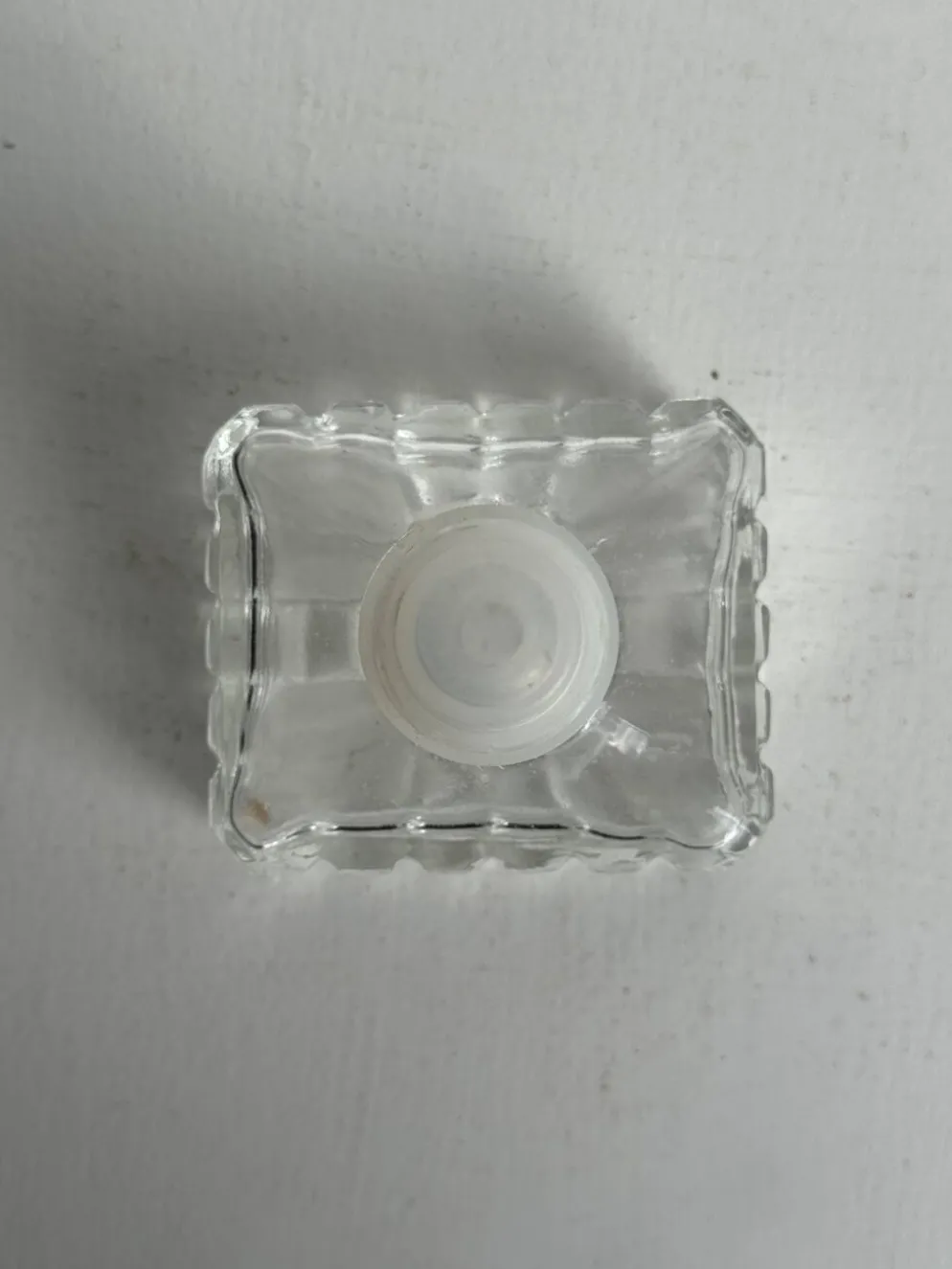 Carafe à whisky vintage en verre à pointes de diamant H23 L9