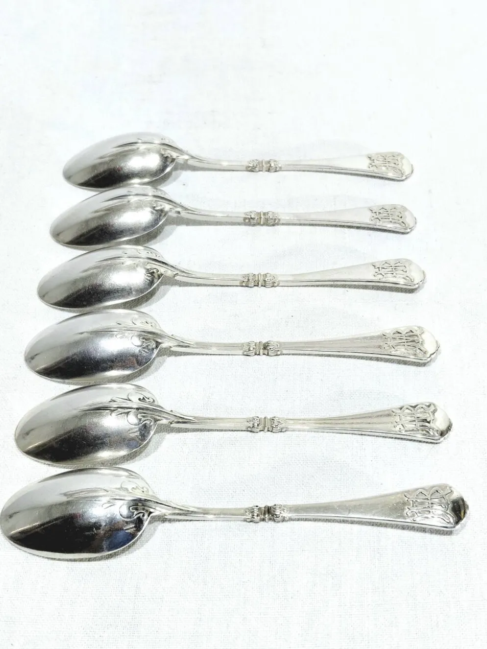 Cardeilhac - 6 cuillères à café en argent massif