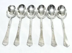 Cardeilhac - 6 cuillères à café en argent massif