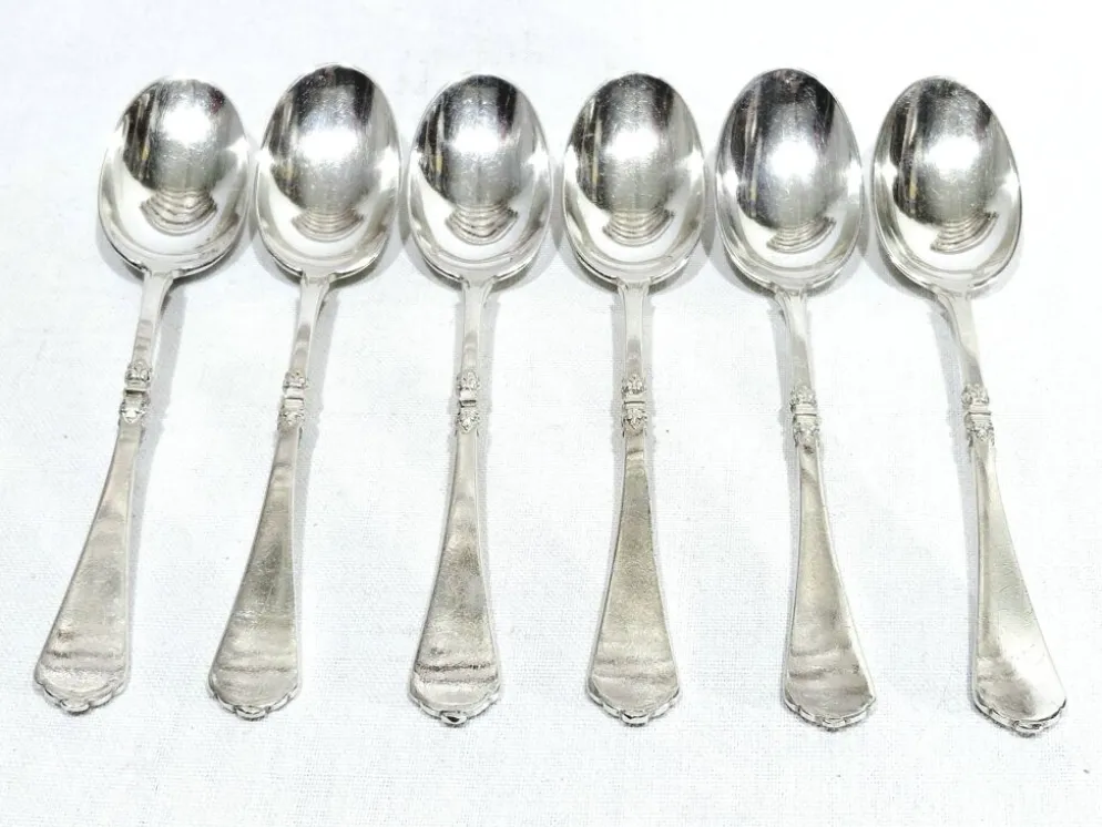 Cardeilhac - 6 cuillères à café en argent massif