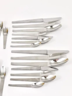 Carl Auböck 2060 Couverts, 42 pcs., Complet Pour 6 Personnes, Amboss Autriche, 1950