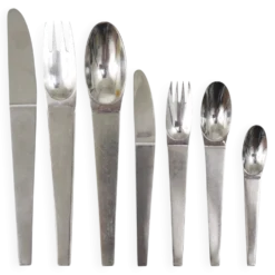 Carl Auböck 2060 Couverts, 42 pcs., Complet Pour 6 Personnes, Amboss Autriche, 1950