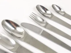 Carl Auböck 2060 Couverts, 42 pcs., Complet Pour 6 Personnes, Amboss Autriche, 1950