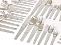Carl Auböck 2060 Couverts, 42 pcs., Complet Pour 6 Personnes, Amboss Autriche, 1950