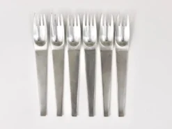 Carl Auböck 2060 Couverts, 42 pcs., Complet Pour 6 Personnes, Amboss Autriche, 1950