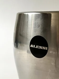 Carlo Mazzeri & Luigi Massoni pour Alessi, seau a galcon / vin design 1950