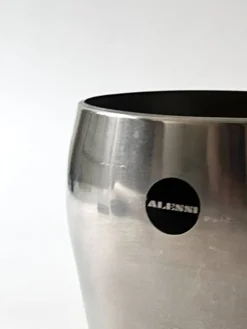 Carlo Mazzeri & Luigi Massoni pour Alessi, seau a galcon / vin design 1950