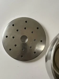 Carlo Mazzeri & Luigi Massoni pour Alessi, seau a galcon / vin design 1950