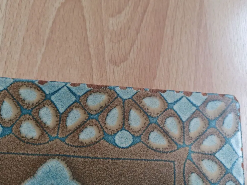 Carreau de céramique italienne motifs polychromes