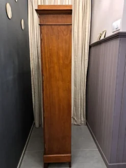 Cartonnier en acajou et cuir