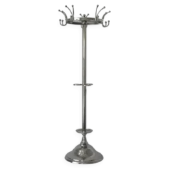 Casa Padrino porte manteau baroque argent H. 180 cm