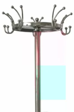Casa Padrino porte manteau baroque argent H. 180 cm