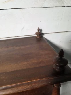 Casier à musique ancien en noyer