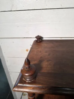 Casier à musique ancien en noyer