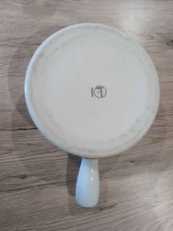 Casserole à Soupe Coverte Porcelaine MP Tours Bleuets Vintage