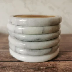 Cendrier et sous verres marbre