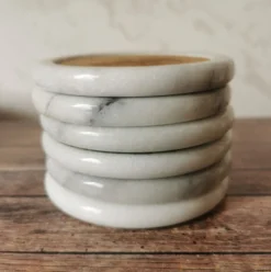 Cendrier et sous verres marbre