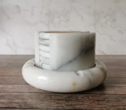 Cendrier et sous verres marbre