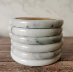 Cendrier et sous verres marbre
